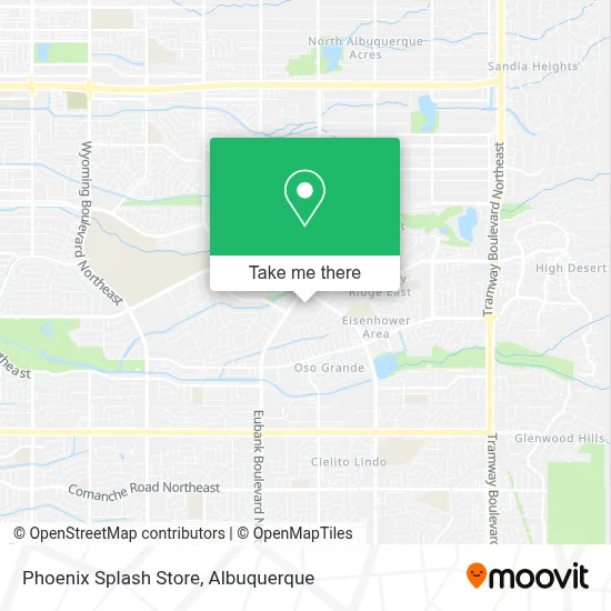 Phoenix Splash Store map