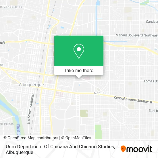 Unm Department Of Chicana And Chicano Studies map