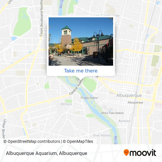 Mapa de Albuquerque Aquarium
