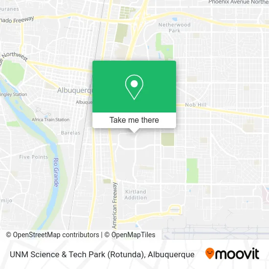 UNM Science & Tech Park (Rotunda) map