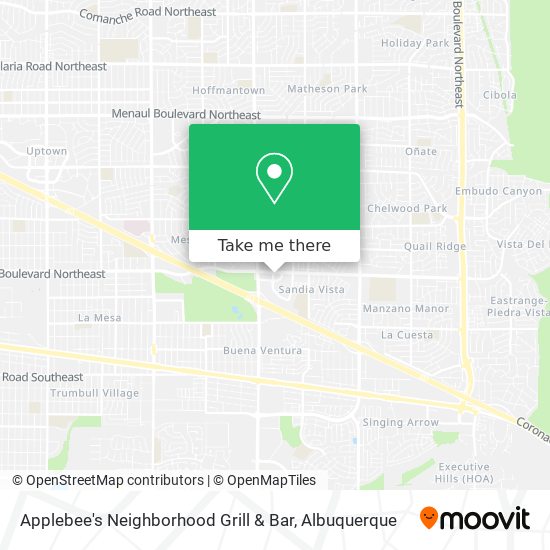 Mapa de Applebee's Neighborhood Grill & Bar