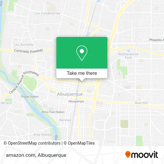Mapa de amazon.com