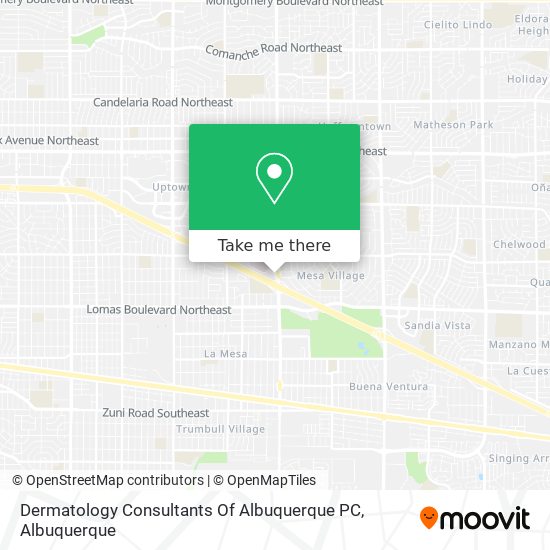 Mapa de Dermatology Consultants Of Albuquerque PC