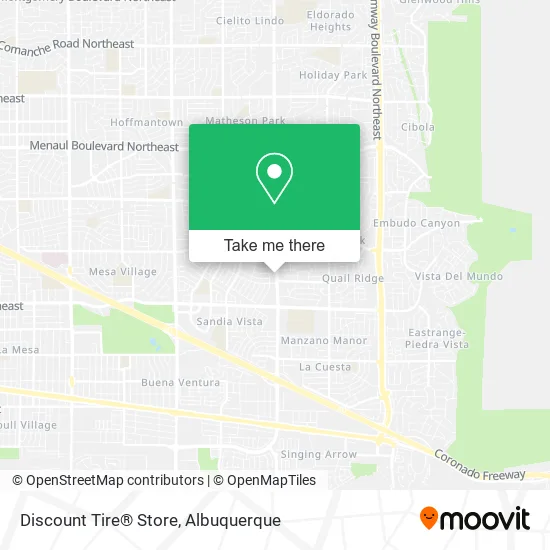 Discount Tire® Store map