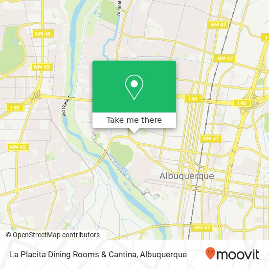 Mapa de La Placita Dining Rooms & Cantina