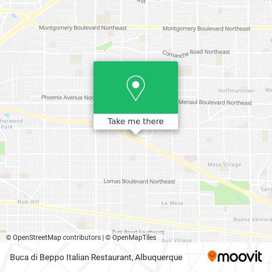 Buca di Beppo Italian Restaurant map