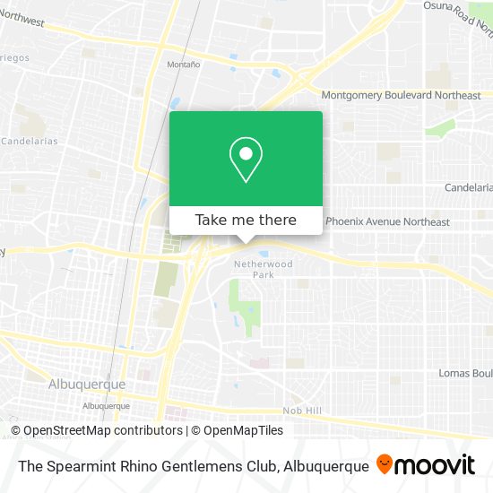 Mapa de The Spearmint Rhino Gentlemens Club