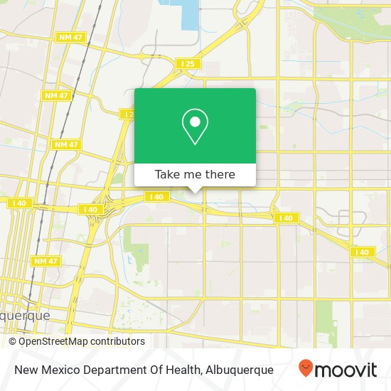 Mapa de New Mexico Department Of Health