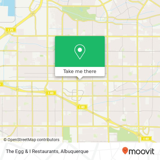 The Egg & I Restaurants map