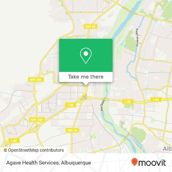 Agave Health Services map