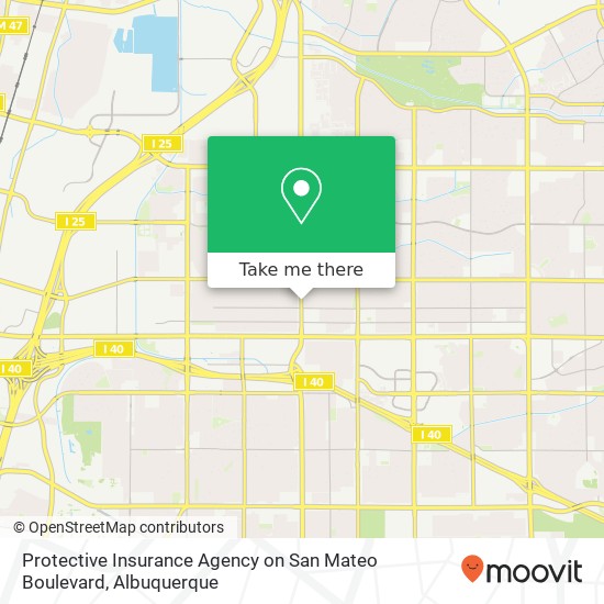 Protective Insurance Agency on San Mateo Boulevard map