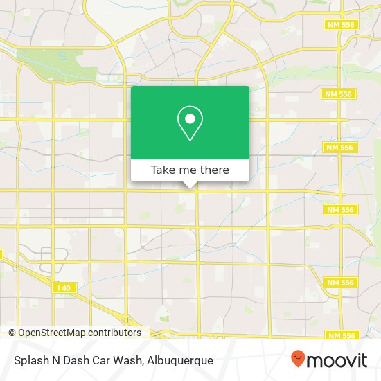 Splash N Dash Car Wash map