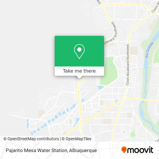 Mapa de Pajarito Mesa Water Station