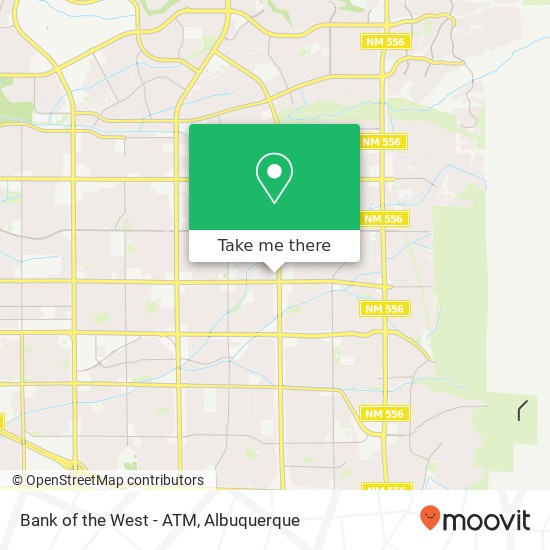 Mapa de Bank of the West - ATM