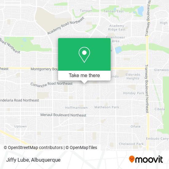 Jiffy Lube map