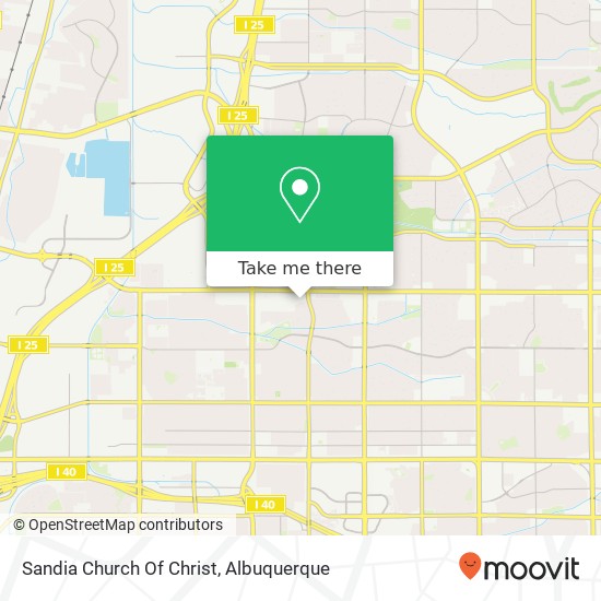 Sandia Church Of Christ map