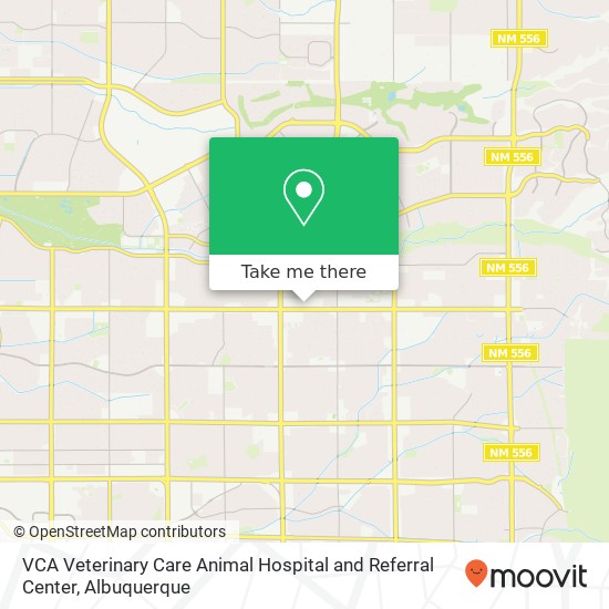 VCA Veterinary Care Animal Hospital and Referral Center map