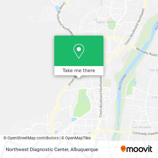 Northwest Diagnostic Center map