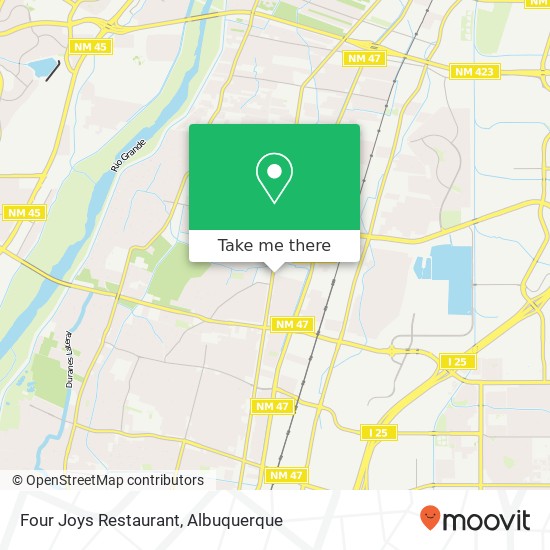 Four Joys Restaurant map