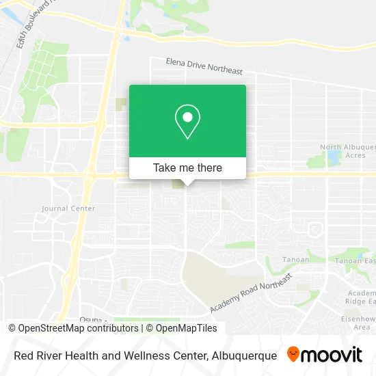 Red River Health and Wellness Center map