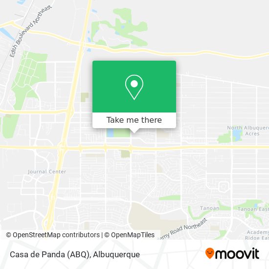 Casa de Panda (ABQ) map