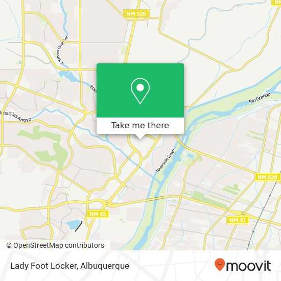 Lady Foot Locker map