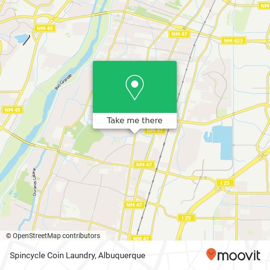 Mapa de Spincycle Coin Laundry