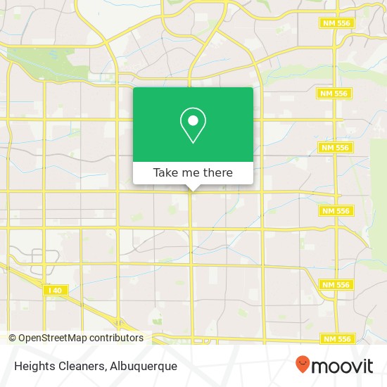 Heights Cleaners map