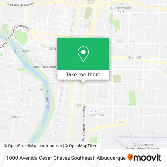 1000 Avenida Cesar Chavez Southeast map