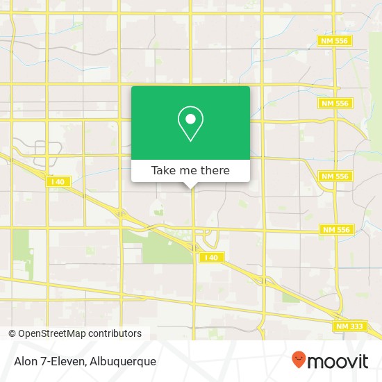 Alon 7-Eleven map