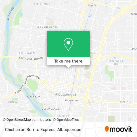Mapa de Chicharron Burrito Express