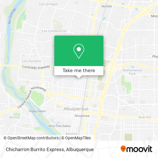 Chicharron Burrito Express map