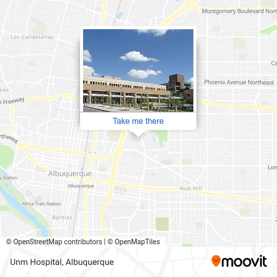 Unm Hospital map