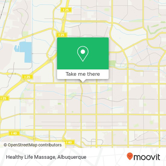 Mapa de Healthy Life Massage