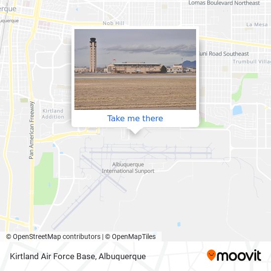 Kirtland Air Force Base map