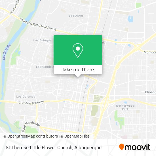 St Therese Little Flower Church map