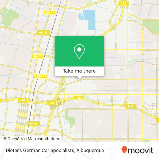 Mapa de Dieter's German Car Specialists