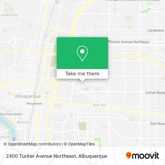 Mapa de 2400 Tucker Avenue Northeast