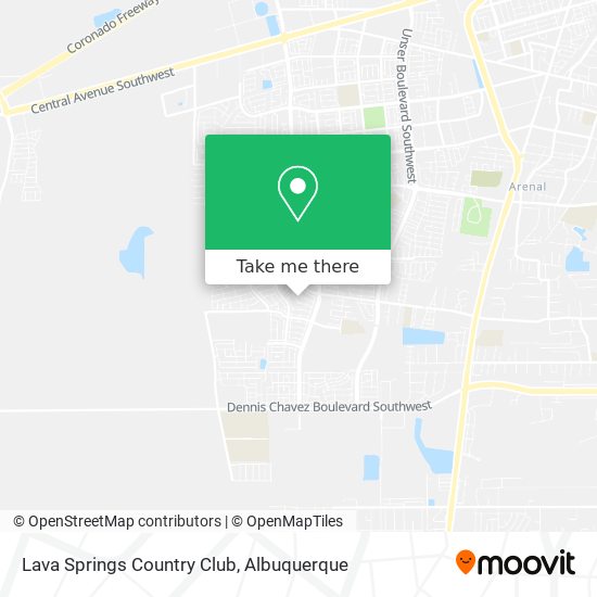Lava Springs Country Club map