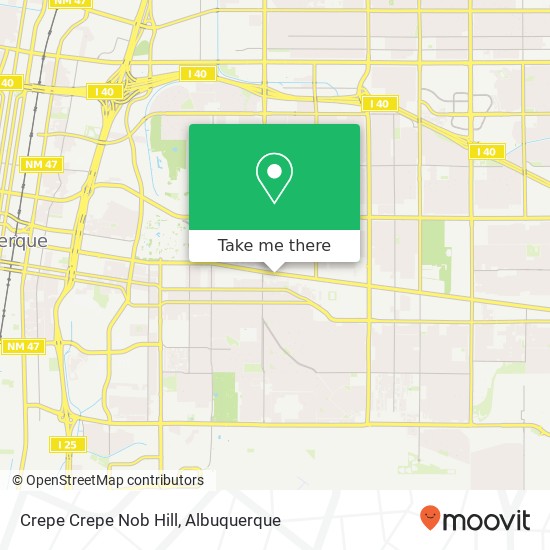 Crepe Crepe Nob Hill, 3718 Central Ave SE Albuquerque, NM 87108 map