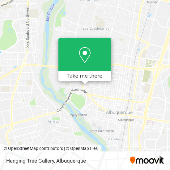 Hanging Tree Gallery map