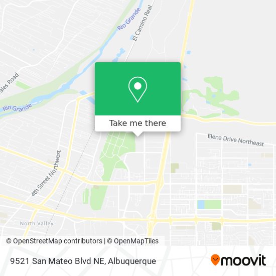 9521 San Mateo Blvd NE map