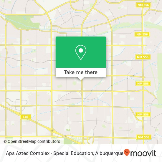 Aps Aztec Complex - Special Education map