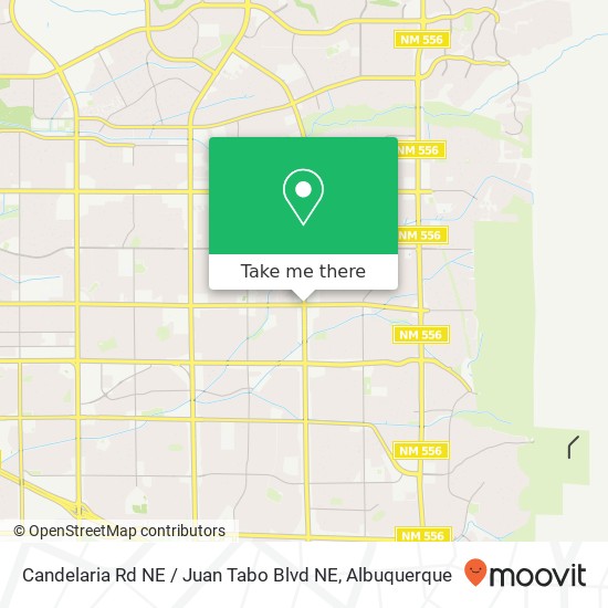 Candelaria Rd NE / Juan Tabo Blvd NE map
