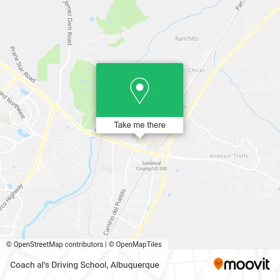 Coach al's Driving School map