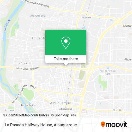 La Pasada Halfway House map