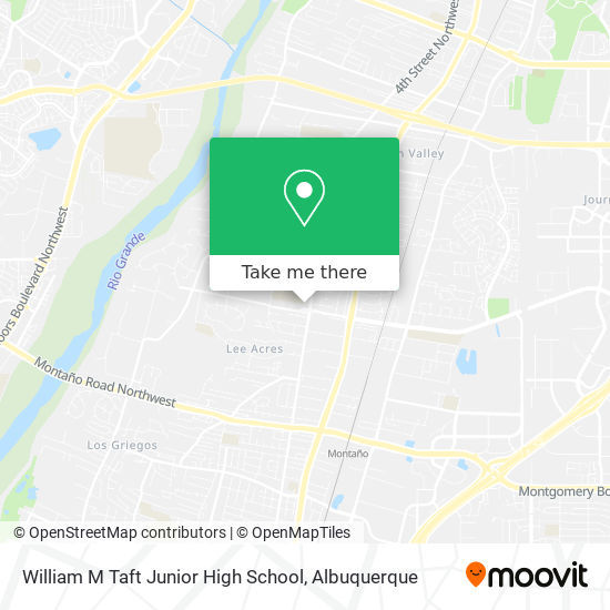 William M Taft Junior High School map