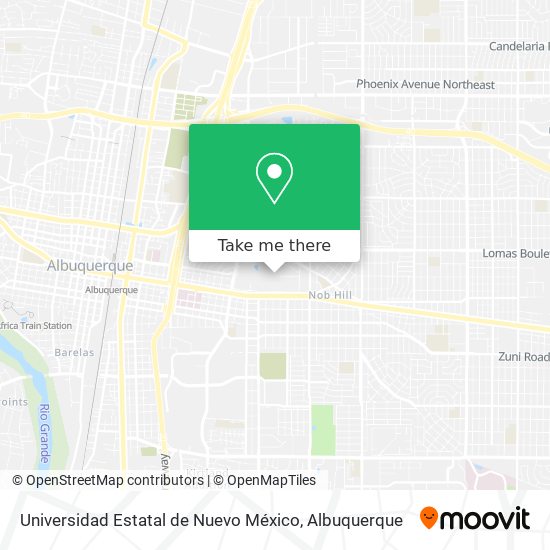 Mapa de Universidad Estatal de Nuevo México
