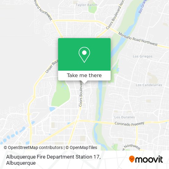 Mapa de Albuquerque Fire Department Station 17