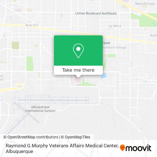 Raymond G Murphy Veterans Affairs Medical Center map